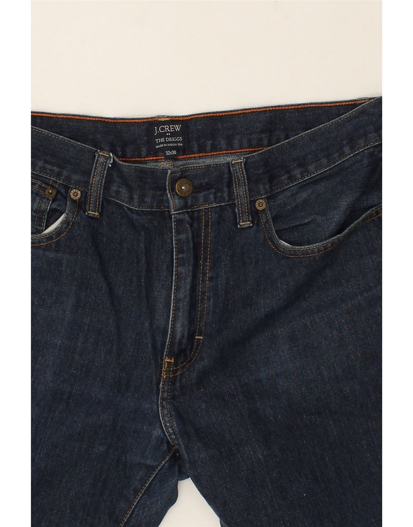 J. CREW Mens The Driggs Denim Shorts W32 Medium Navy Blue Cotton | Vintage J. Crew | Thrift | Second-Hand J. Crew | Used Clothing | Messina Hembry 
