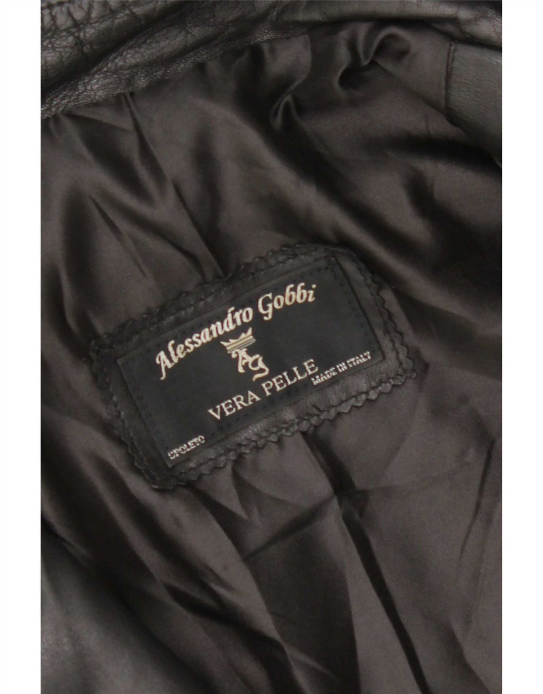 Vintage Womens Leather Jacket UK 14 Medium Black Leather