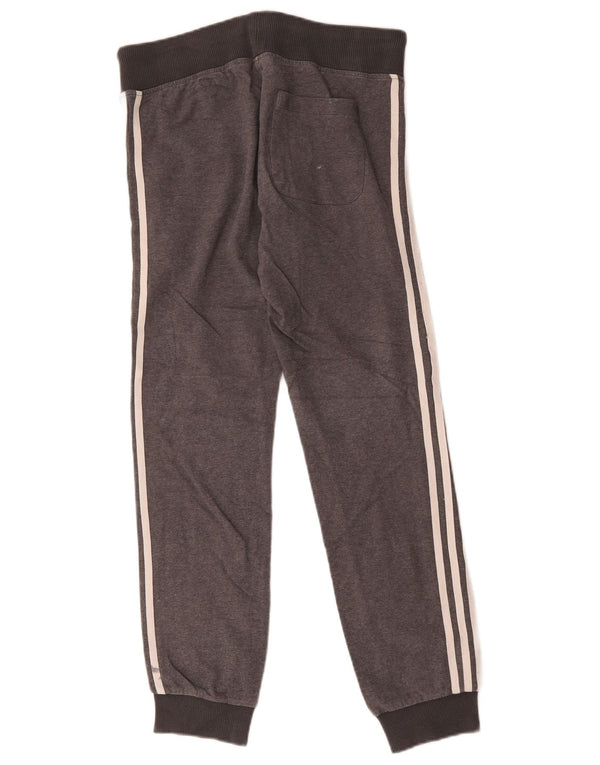 Adidas Womens Graphic Tracksuit Trousers Joggers UK 10 Small Grey Flecked