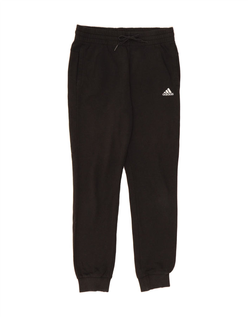 ADIDAS Womens Graphic Tracksuit Trousers Joggers UK 8/10 Small  Black Vintage Adidas and Second-Hand Adidas from Messina Hembry 