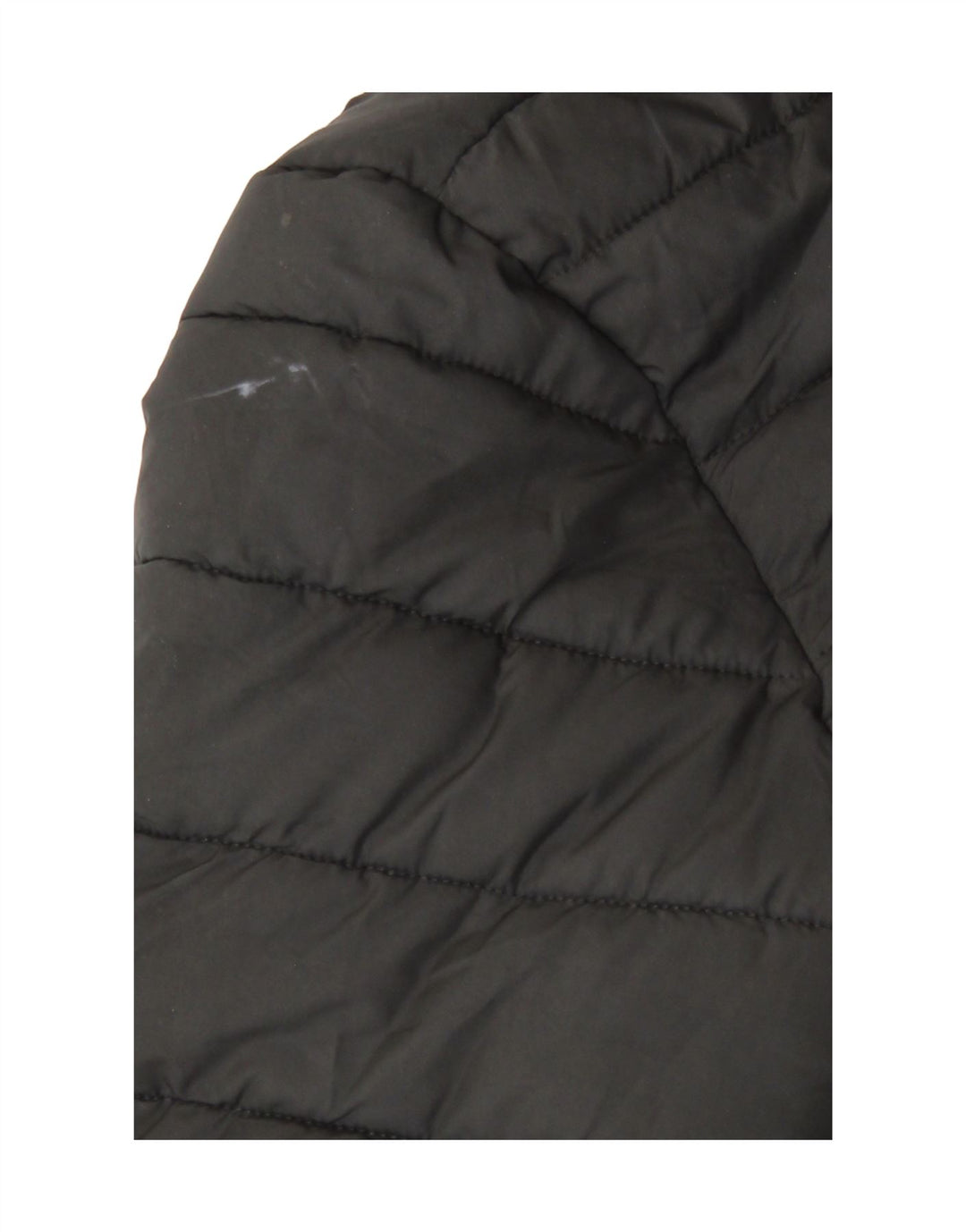 Superdry Womens Hooded Padded Jacket UK 12 Medium Black Polyester