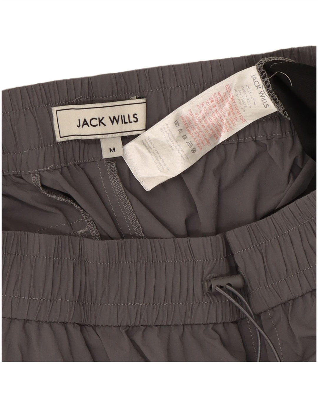 Jack Wills Womens Joggers Cargo Trousers Medium W28 L26 Grey Nylon