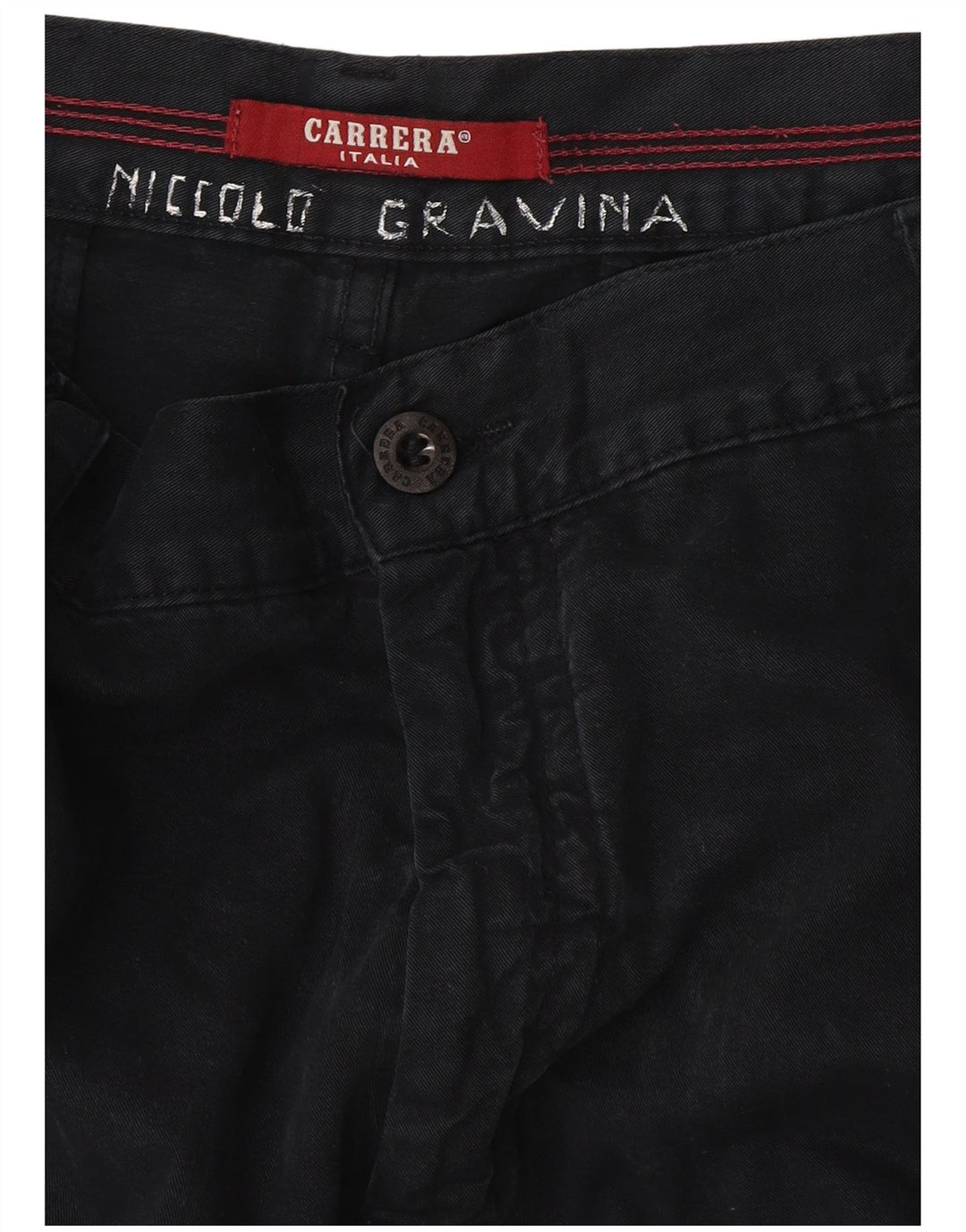 Carrera Mens Straight Cargo Trousers W36 L26 Navy Blue