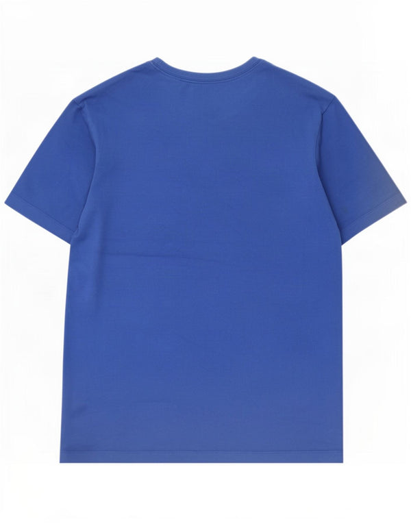 Nike Mens Dri Fit T-Shirt Top Medium Blue Cotton