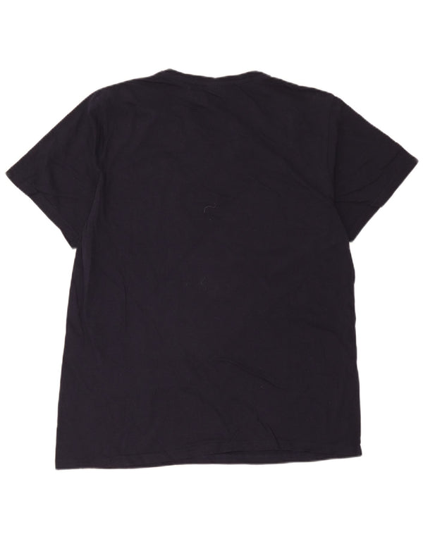 Umbro Mens T-Shirt Top 2XL Navy Blue Cotton