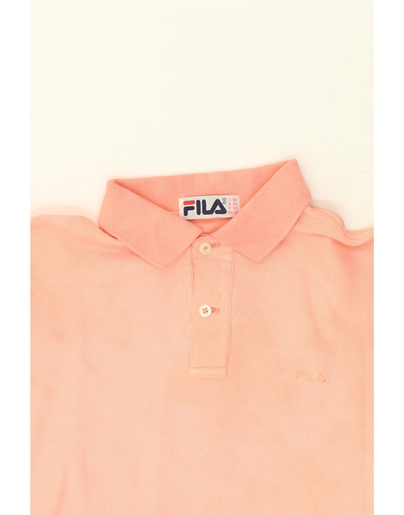 FILA Womens Polo Shirt IT 42 Medium Orange Cotton Vintage Fila and Second-Hand Fila from Messina Hembry 