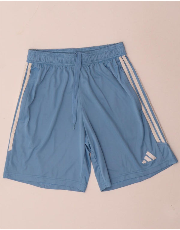 Adidas Mens Aeroready Sport Shorts Medium Blue Polyester