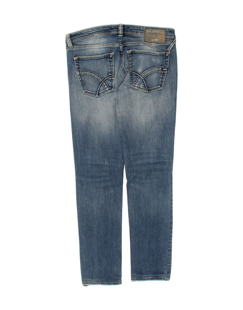 GAS Womens Skinny Jeans W32 L29 Blue | Vintage Gas | Thrift | Second-Hand Gas | Used Clothing | Messina Hembry 