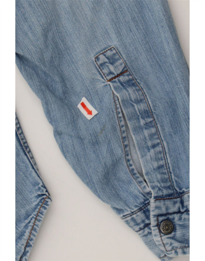 WAMPUM Mens Denim Shirt Medium Blue Vintage Wampum and Second-Hand Wampum from Messina Hembry 