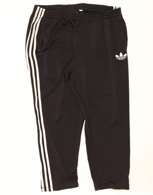 Adidas Womens Tracksuit Trousers UK 18 XL  Black Polyester