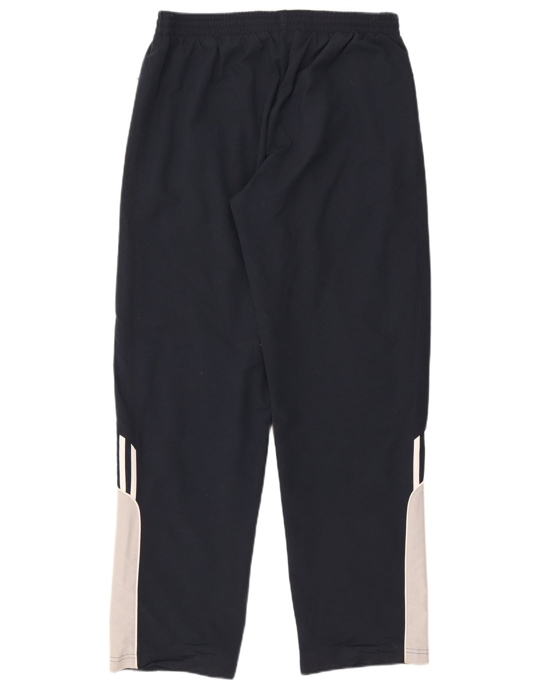 Adidas Mens Tracksuit Trousers Large Navy Blue Colourblock Polyester