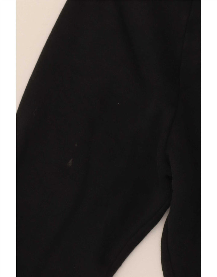 Nike Womens Sweatshirt Jumper UK 14 Medium Black Cotton