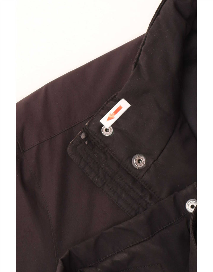 Adidas Mens Padded Coat UK 38/40 Medium Black Polyester
