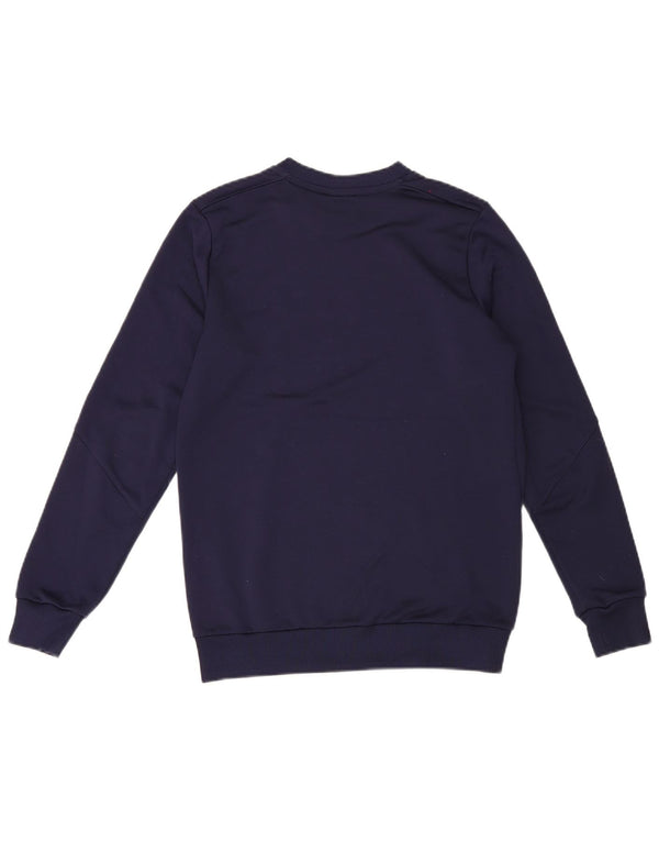Umbro Boys Graphic Sweatshirt Jumper 13-14 Years XL Navy Blue Polyester