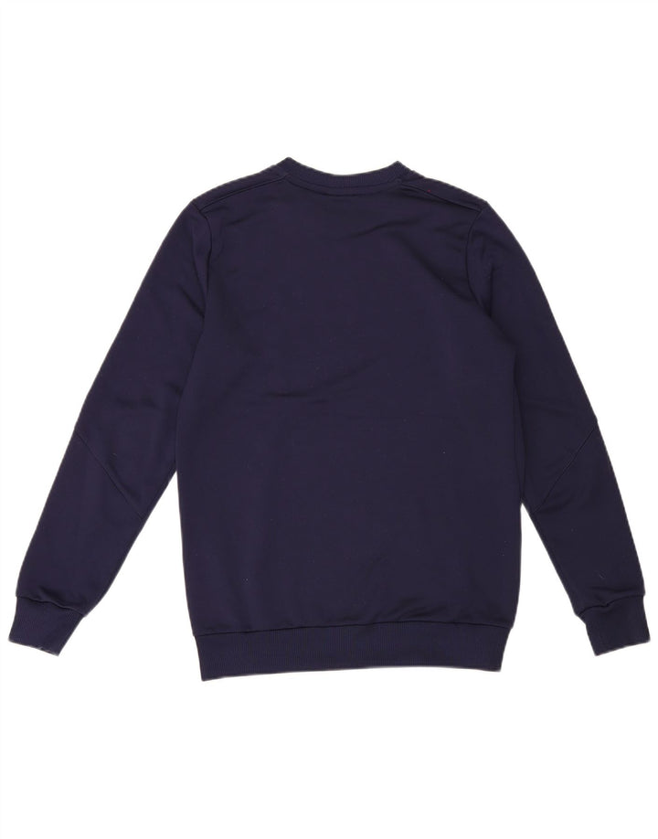 Umbro Boys Graphic Sweatshirt Jumper 13-14 Years XL Navy Blue Polyester