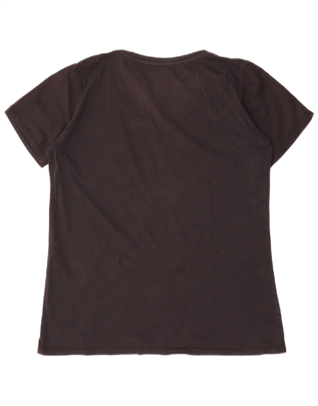 NIKE Womens Athletic Cut Graphic T-Shirt Top UK 18 XL Black Cotton