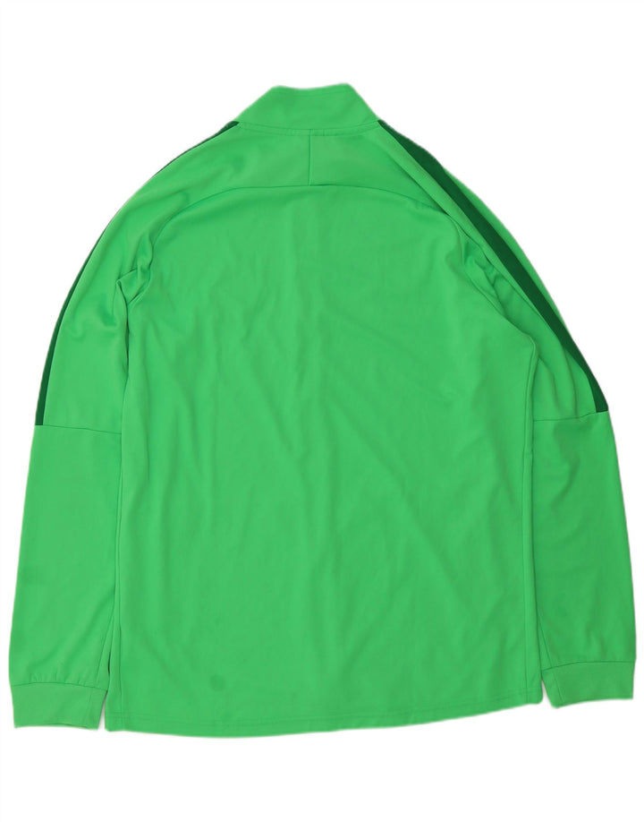 Nike Mens Graphic Tracksuit Top Jacket XL Green Colourblock Polyester