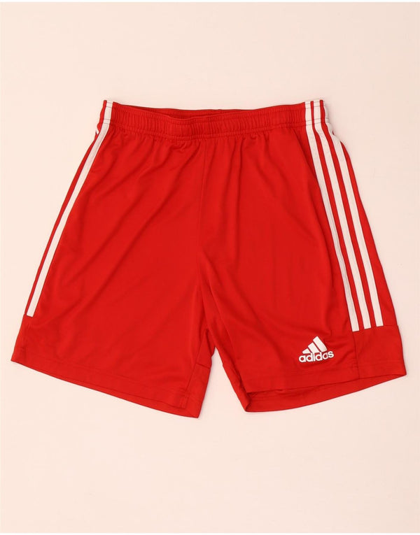 Adidas Mens Aeroready Sport Shorts Medium Red Polyester