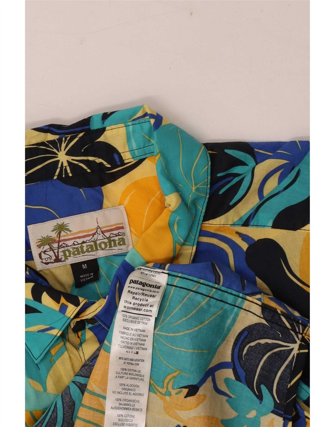 Patagonia Mens Short Sleeve Hawaiian Shirt Medium Multicoloured Floral
