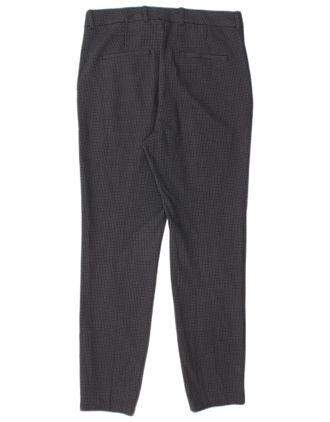 Zara Womens Slim Suit Trousers EU 40 Medium W30 L28 Grey Houndstooth
