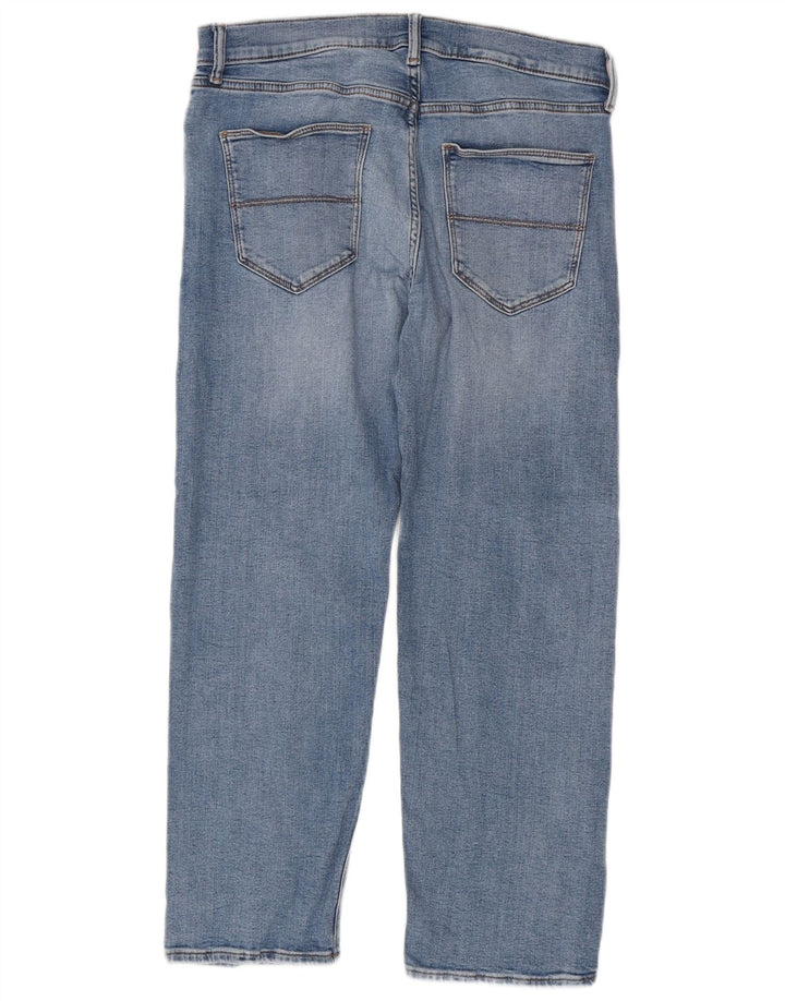Marks & Spencer Mens Straight Jeans W32 L29 Blue Cotton