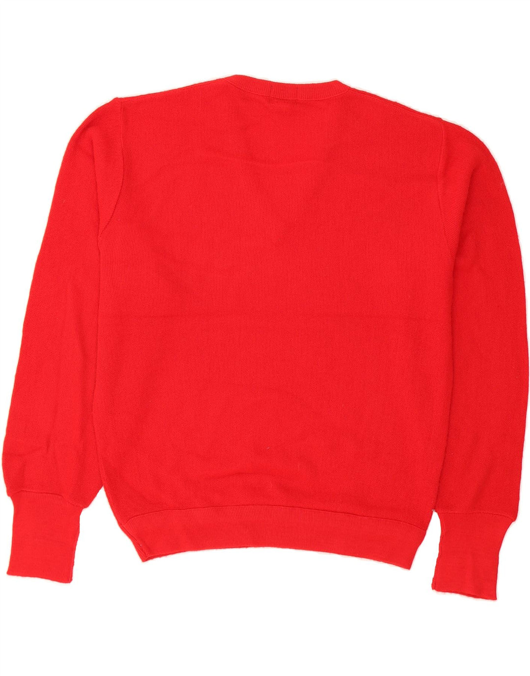 IZOD Mens V-Neck Jumper Sweater Large Red Acrylic Vintage Izod and Second-Hand Izod from Messina Hembry 