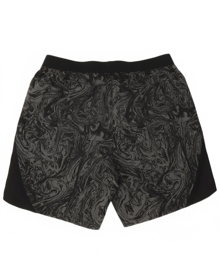 Under Armour Mens Abstract Pattern Sport Shorts Large  Black