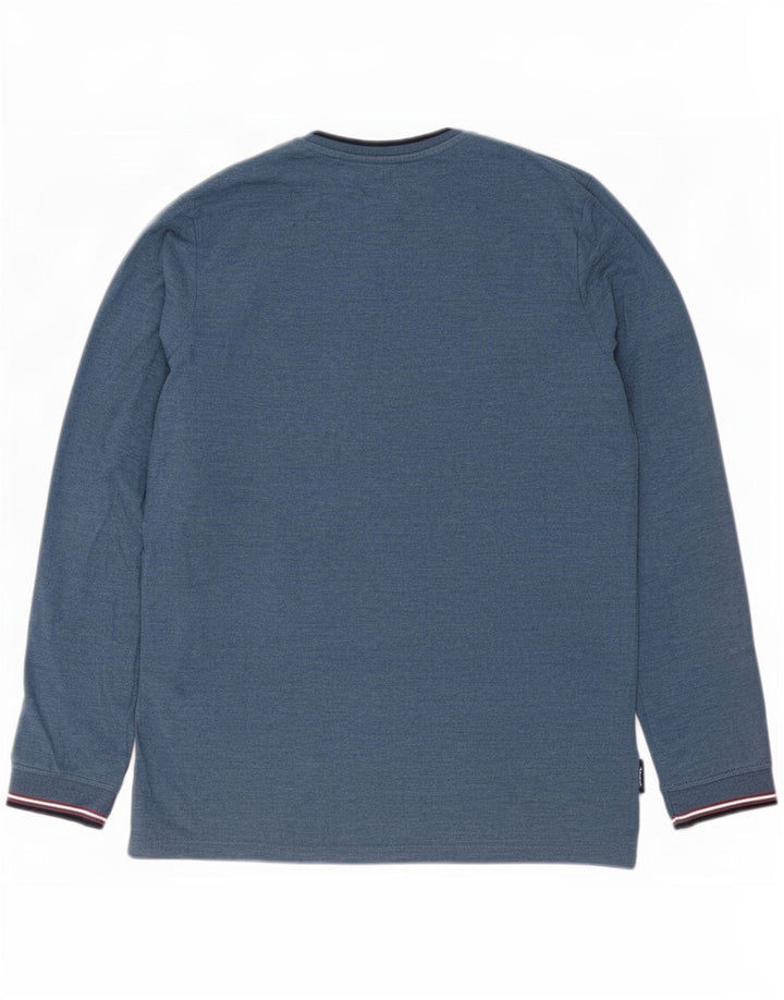 Ben Sherman Boys Top Long Sleeve 14-15 Years Blue Cotton