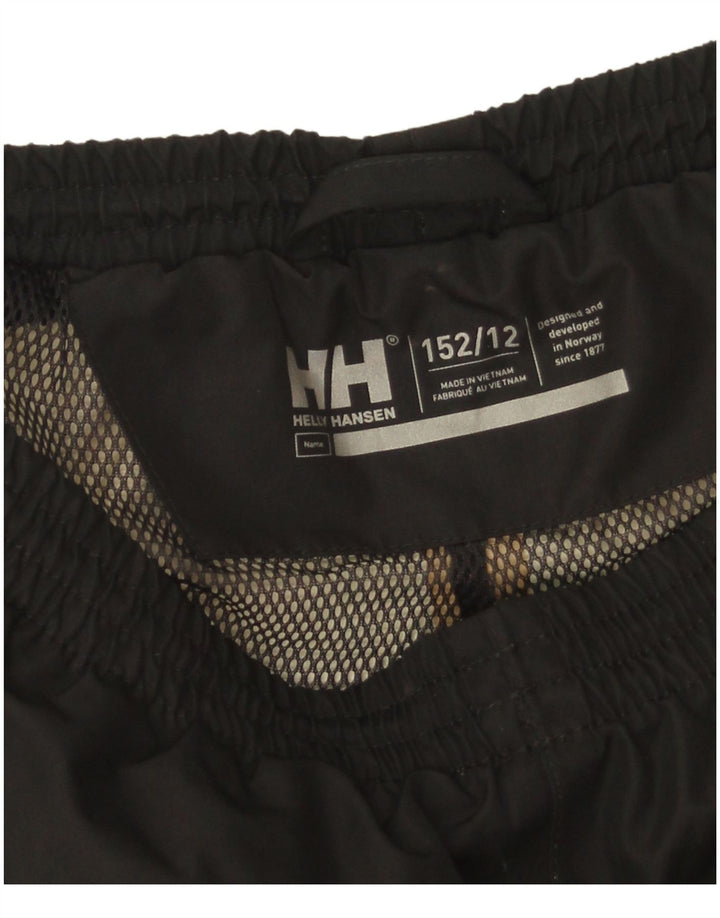 Helly Hansen Boys Windbreaker Trousers 11-12 Years  Black Polyester