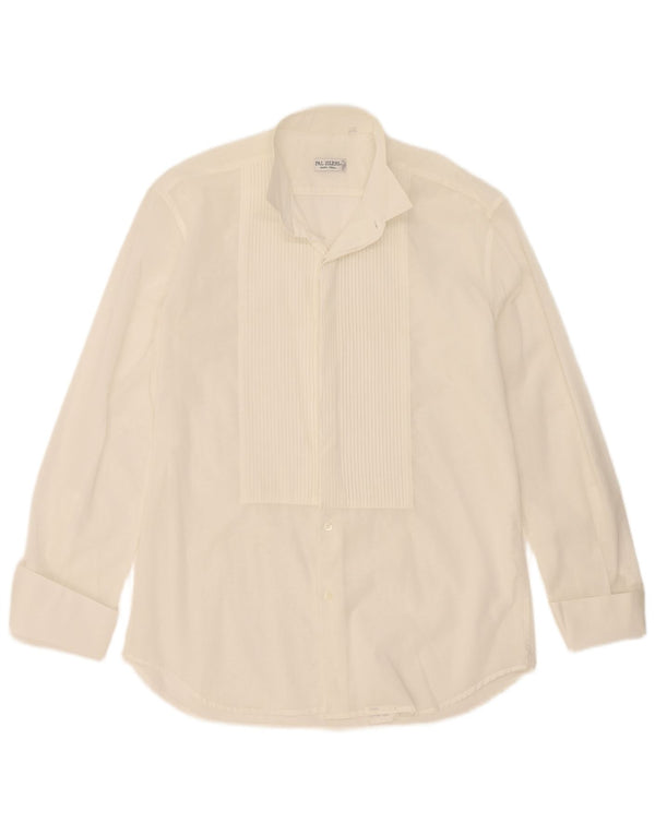 Pal Zileri Mens Formal Shirt Size 41 16 Large White