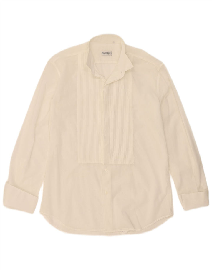 Pal Zileri Mens Formal Shirt Size 41 16 Large White