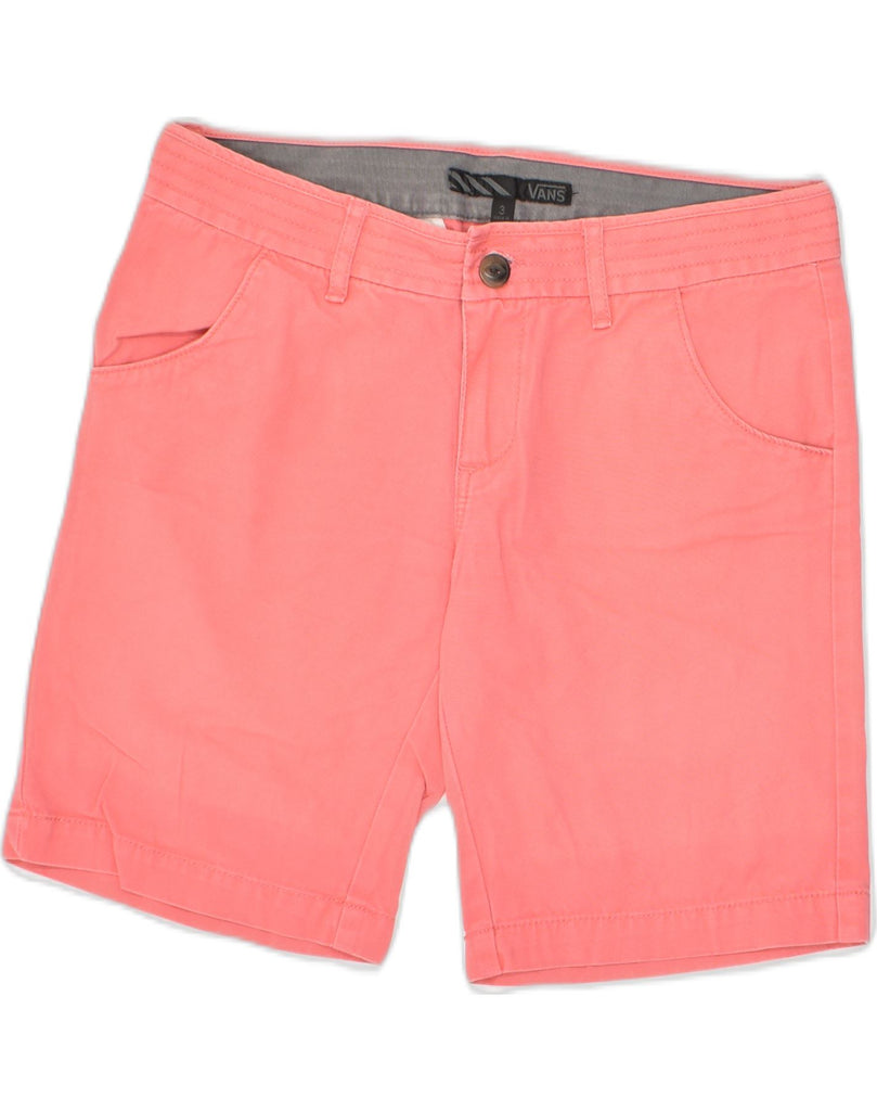 VANS Womens Casual Shorts W30 Medium Pink Cotton | Vintage Vans | Thrift | Second-Hand Vans | Used Clothing | Messina Hembry 