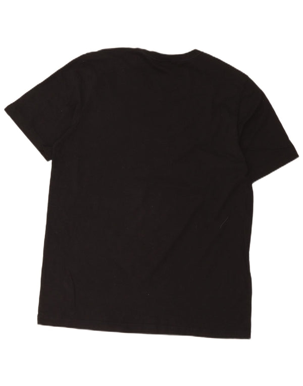 Adidas Mens Graphic T-Shirt Top Large Black Cotton