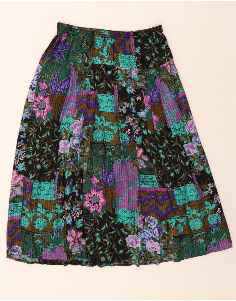 MICHAEL H Womens 2 Piece Skirt Set US 14 XL W32  Multicoloured Floral Vintage Michael H and Second-Hand Michael H from Messina Hembry 