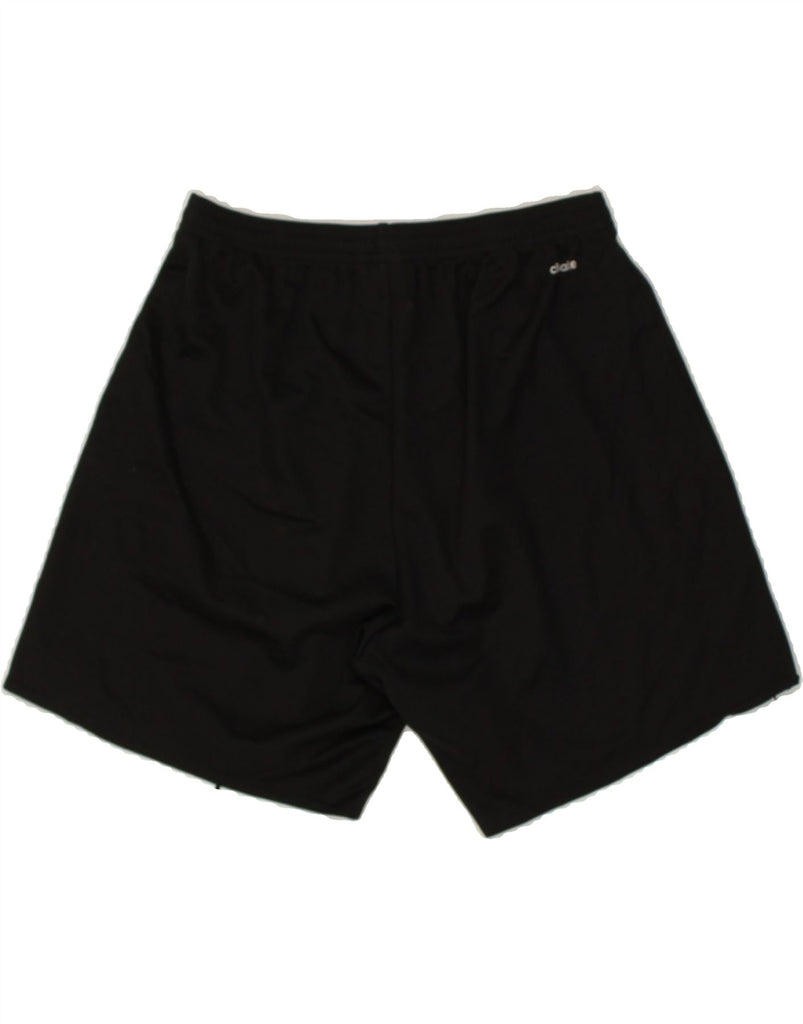 ADIDAS Mens Sport Shorts Medium Black Polyester | Vintage Adidas | Thrift | Second-Hand Adidas | Used Clothing | Messina Hembry 