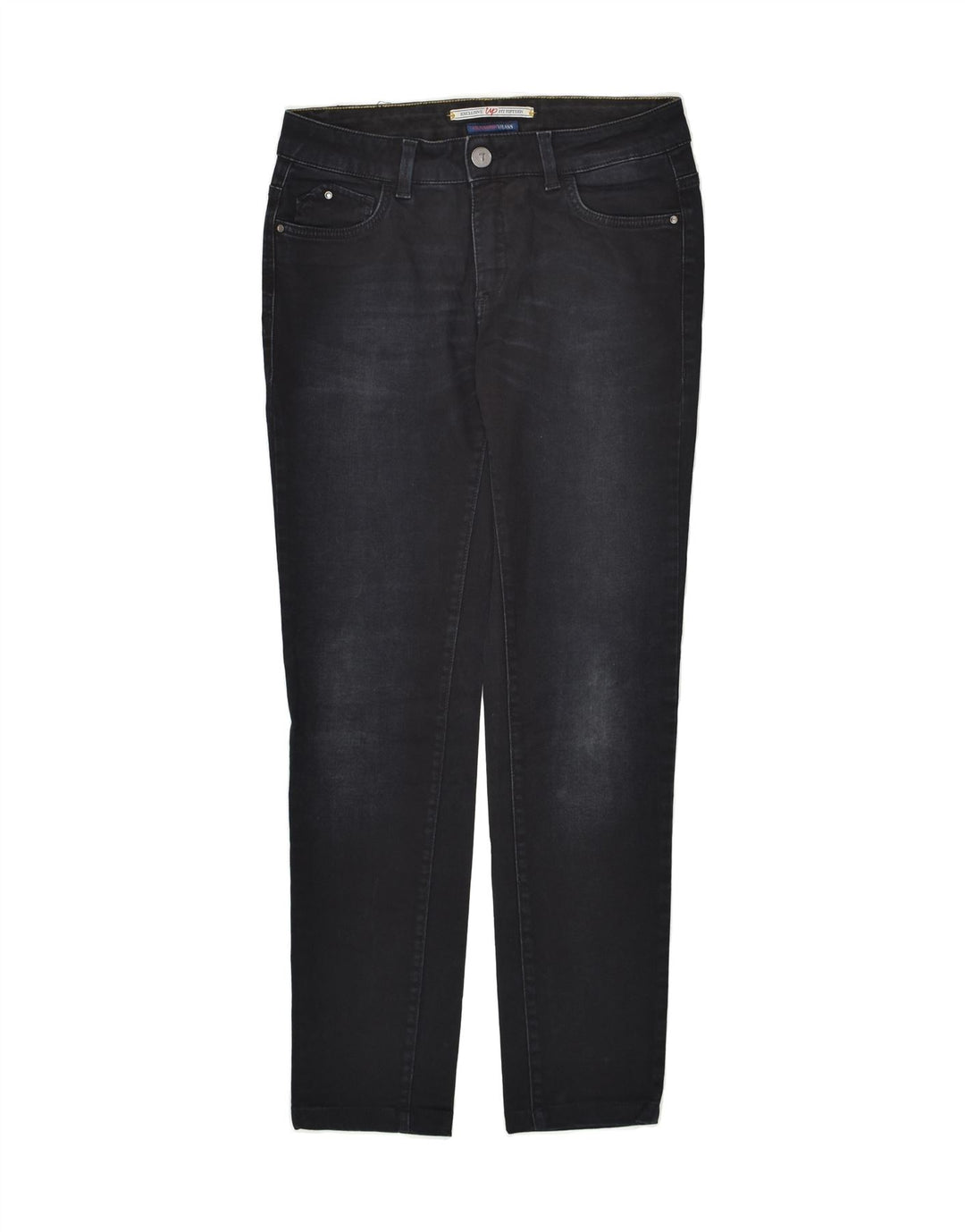 TRUSSARDI Womens Slim Jeans W27 L28 Navy Blue Cotton | Vintage Trussardi | Thrift | Second-Hand Trussardi | Used Clothing | Messina Hembry 