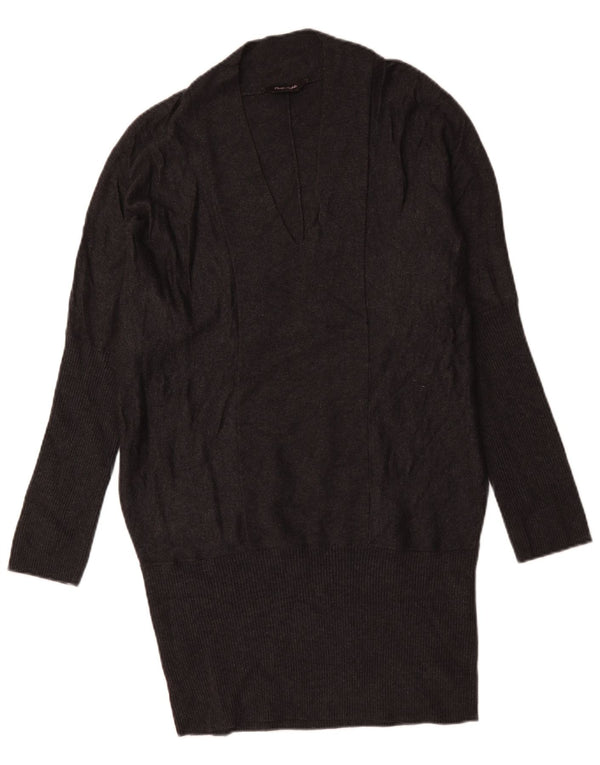 Phase Eight Womens Oversized Jumper Dress UK 14 Large  Grey Nylon