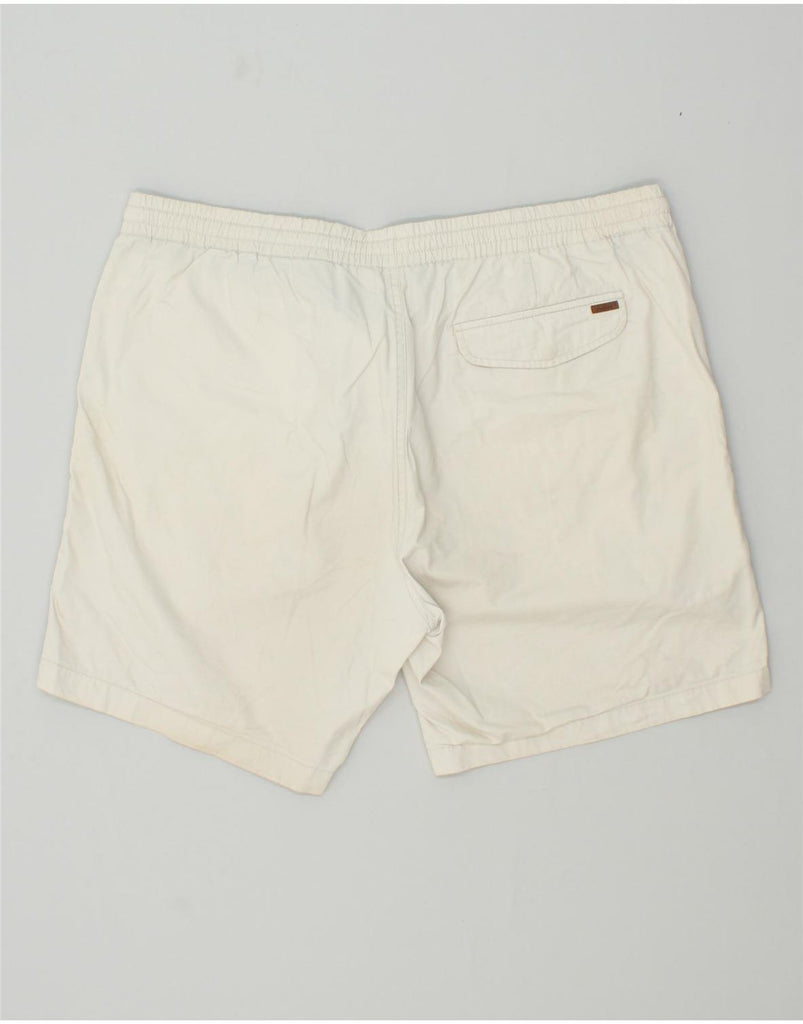 CHAPS Mens Chino Shorts XL Off White Cotton | Vintage Chaps | Thrift | Second-Hand Chaps | Used Clothing | Messina Hembry 