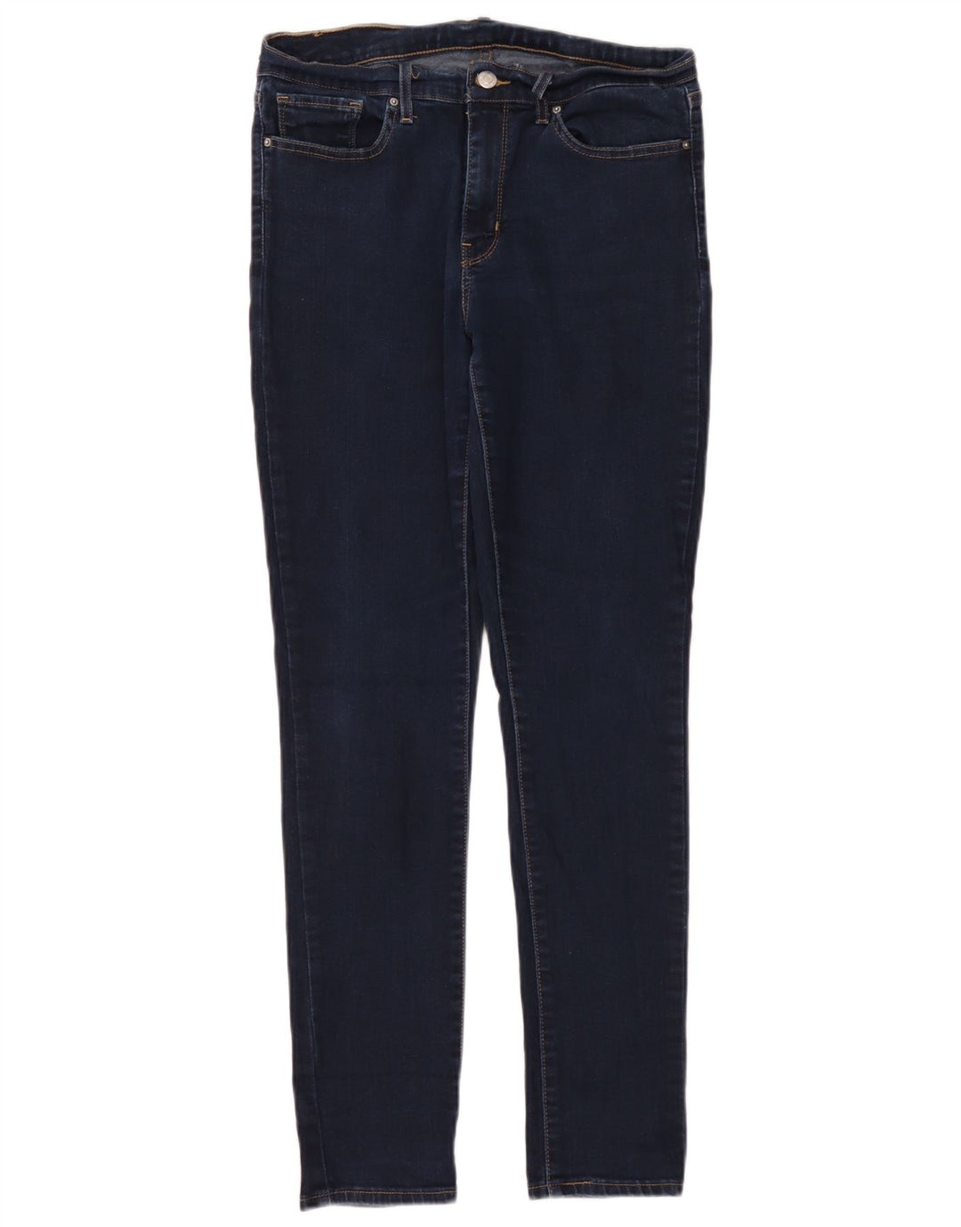 Levi's Womens Skinny Jeans W31 L30 Navy Blue Cotton