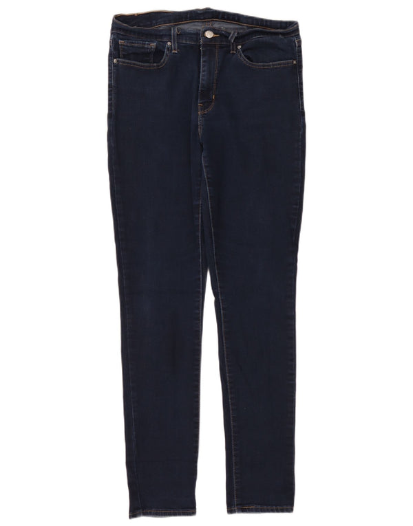 Levi's Womens Skinny Jeans W31 L30 Navy Blue Cotton