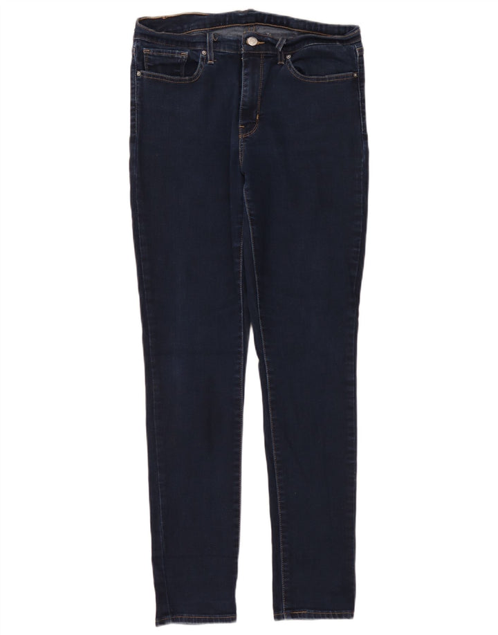 Levi's Womens Skinny Jeans W31 L30 Navy Blue Cotton