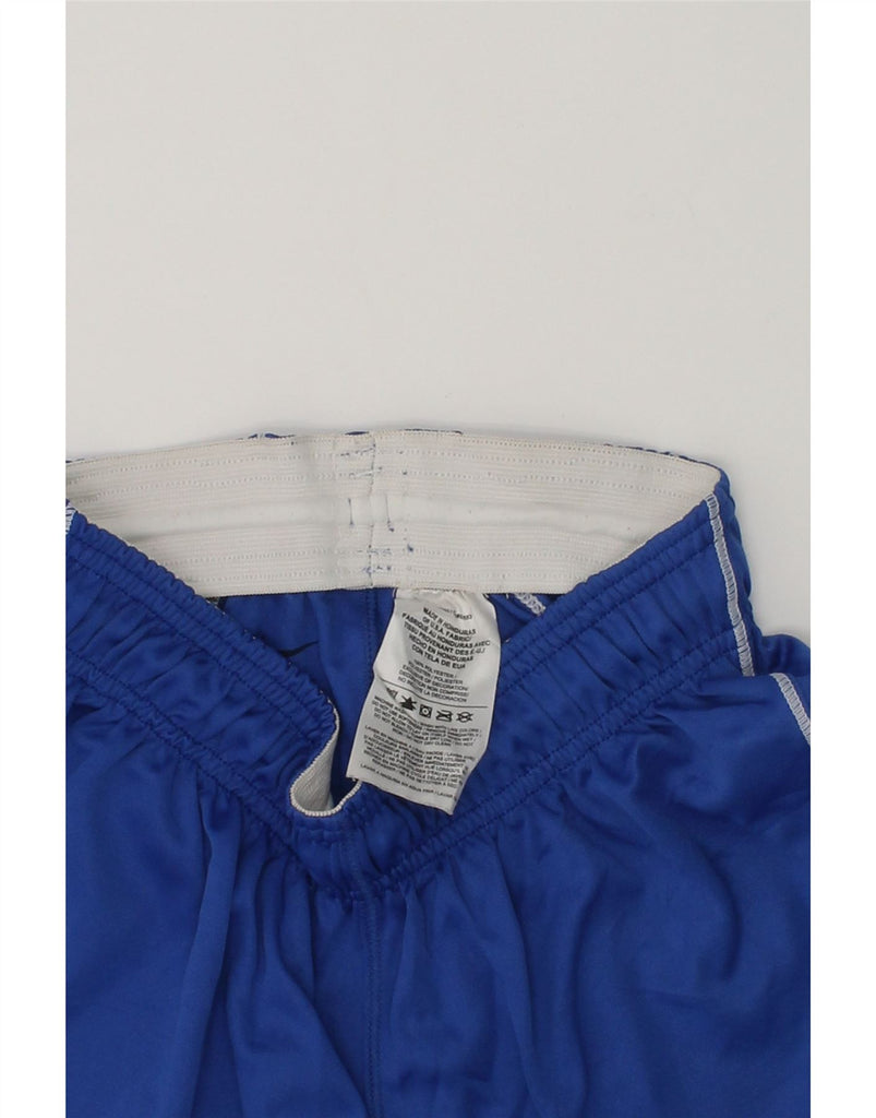 NIKE Boys Sport Shorts 4-5 Years Blue Polyester | Vintage Nike | Thrift | Second-Hand Nike | Used Clothing | Messina Hembry 