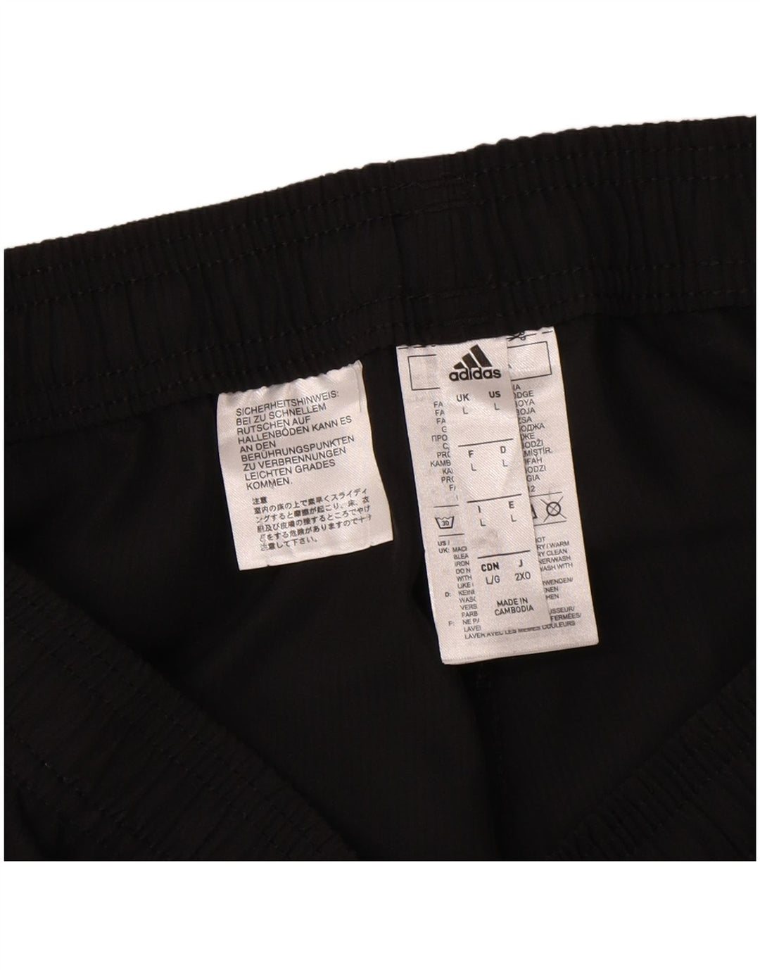 Adidas Mens Aeroready Tracksuit Trousers Large  Black Polyester