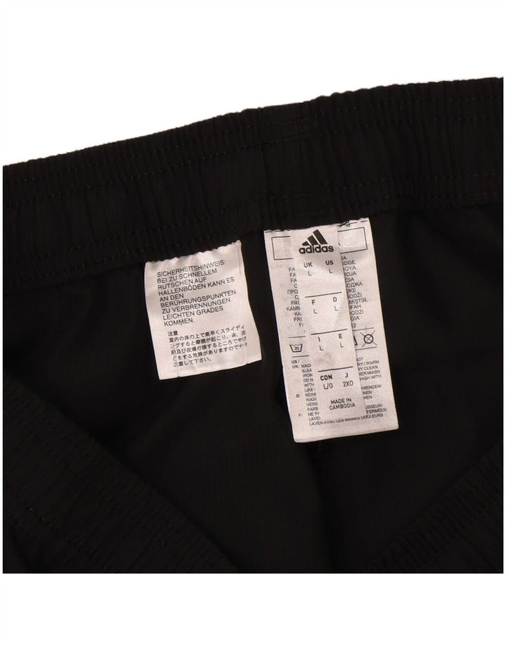 Adidas Mens Aeroready Tracksuit Trousers Large  Black Polyester