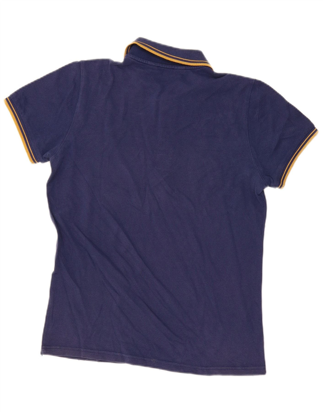 Kappa Mens Polo Shirt Medium Navy Blue Cotton
