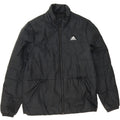 ADIDAS Mens Padded Jacket UK 40 Large Black Polyester Vintage Adidas and Second-Hand Adidas from Messina Hembry 