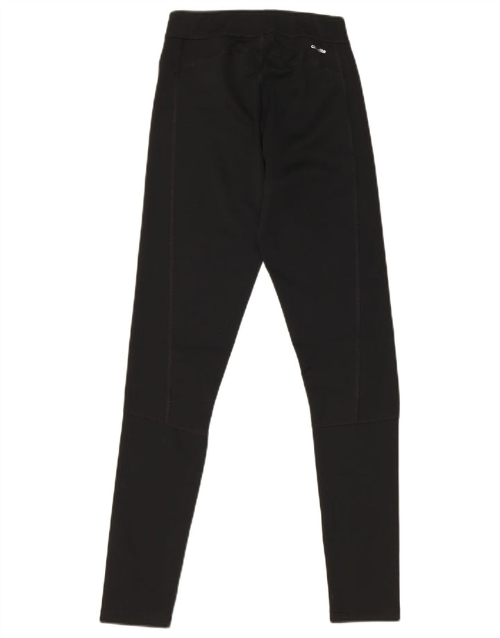 Adidas Womens Climalite Leggings UK 4 XS  Black Polyester