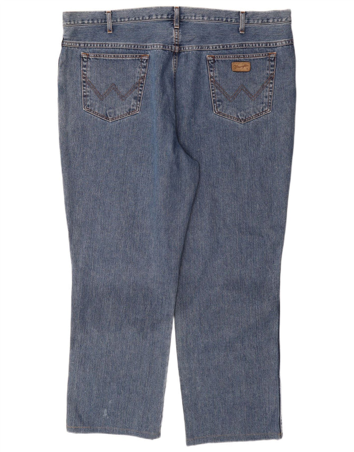 WRANGLER Mens Ohio Straight Jeans W44 L29 Blue Cotton