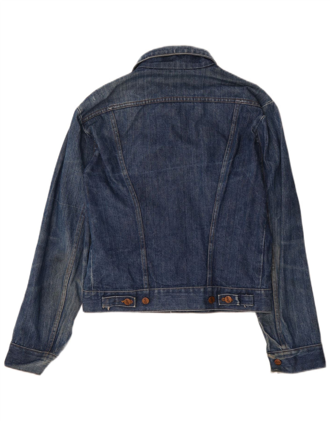 Wrangler Mens Denim Jacket UK 38 Medium Blue