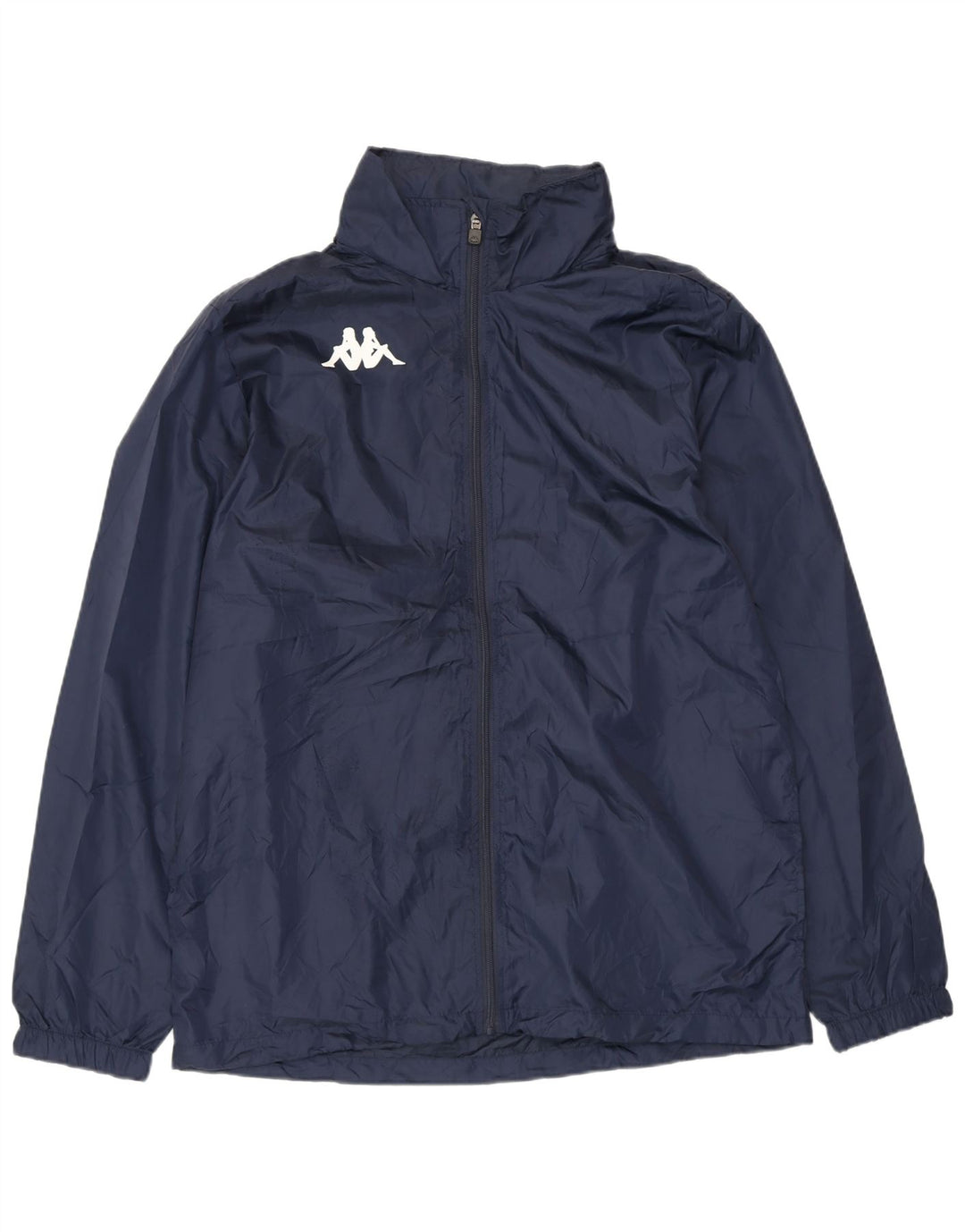 KAPPA Mens Windbreaker Jacket UK 40 Large Navy Blue Polyester